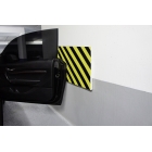 Pěnový nástěnný ochranný samolepicí profil SoftBumpers – 1000×300 mm, žluto-černá