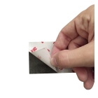 Pěnový nástěnný ochranný samolepicí profil SoftBumpers – 5000×300 mm, červeno-bílo-šedá