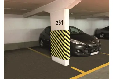 Pěnový nástěnný ochranný samolepící profil SoftBumpers