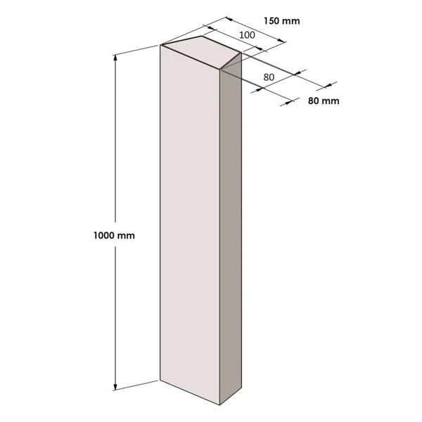 Pěnový ochranný samolepící profil SoftBumpers, 1000×80 mm, žluto-černá