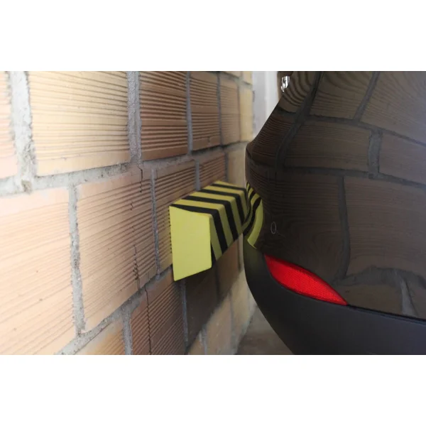 Pěnový ochranný samolepící profil SoftBumpers, 1000×80 mm, žluto-černá