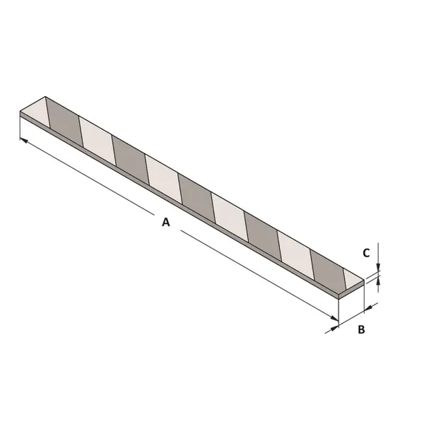Pěnový ochranný varovný samolepicí profil SoftBumpers – 750×60 mm, žluto-černá