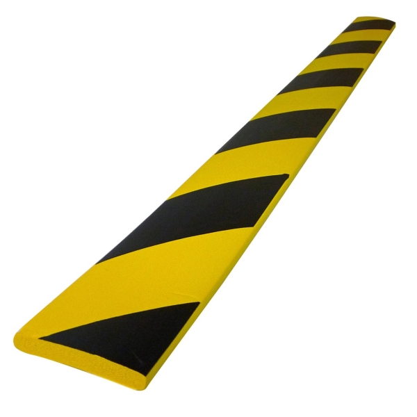 Pěnový ochranný varovný samolepicí profil SoftBumpers – 750×60 mm, žluto-černá