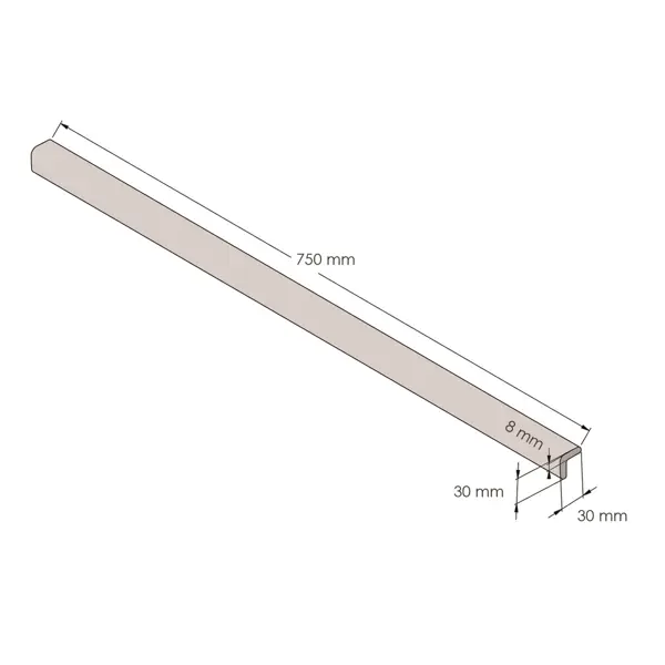 Pěnový ochranný varovný samolepicí rohový profil SoftBumpers – 750×30 mm, žluto-černá
