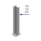 Pěnový samolepicí profil pro ocelové nosníky – 1000×400×200 mm, žluto-černá