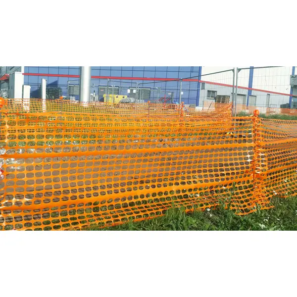 Plastová stavební síť Baunet Economic – oranžová, 1,5×50 m
