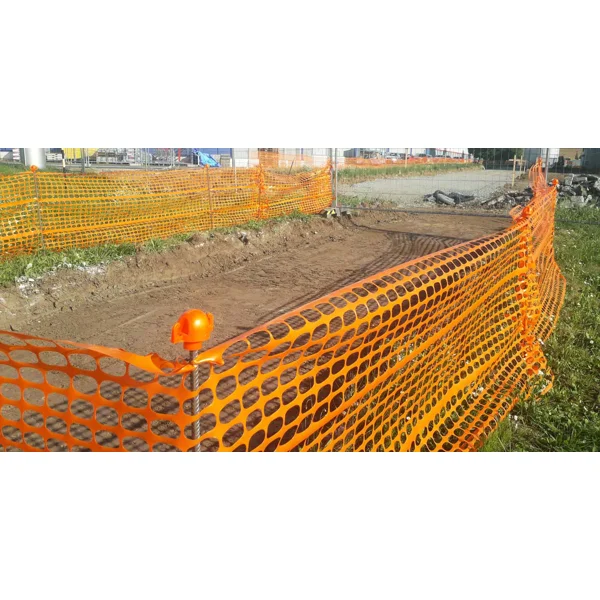 Plastová stavební síť Baunet Economic – oranžová, 1×50 m