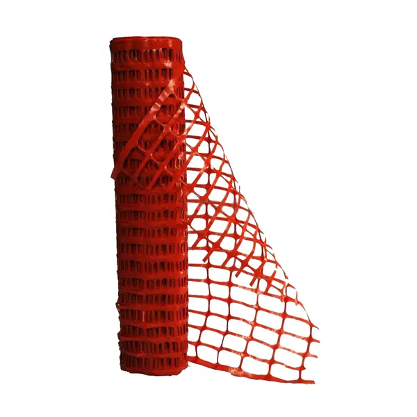 Plastová stavební síť Baunet Forte M – oranžová, 1×50 m