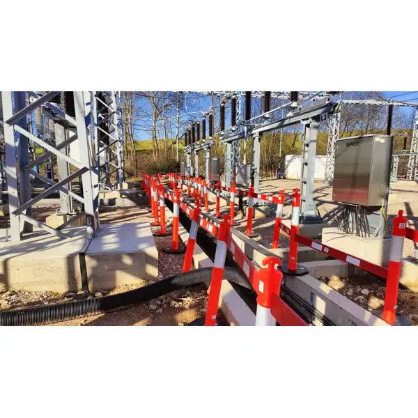 Plastový sloupek Standard s reflexním pruhem třídy 2 – PP, oranžová, výška 1,1 m