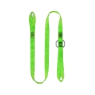Plochý závěsný popruh NLG Lanyard na řetězovou pilu s nosností 10 kg – nylon, zelená, 1300×25 mm