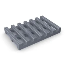 Pochozí rohož na ploché střechy Mats4Roof – PVC, 600×14 mm, role 10 m, šedá