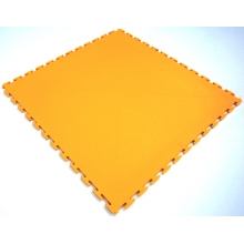 Podlahová dlaždice Ecotile PVC – hladký povrch, žlutá, 500×500×7 mm