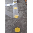 Podlahové vyznačovací body WT-5126 – PVC, bílá, 75 mm × 10 m