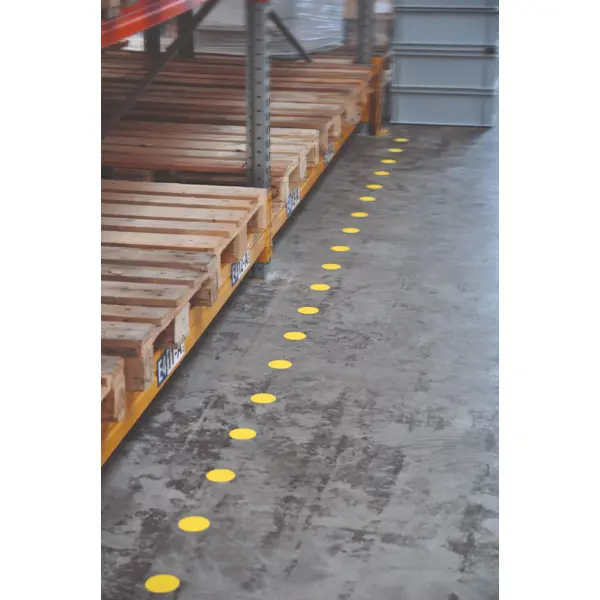 Podlahové vyznačovací body WT-5126 – PVC, modrá, 50 mm × 25 m