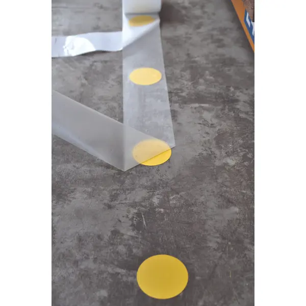 Podlahové vyznačovací body WT-5126 – PVC, zelená, 75 mm × 25 m