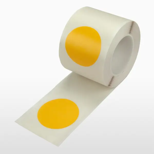 Podlahové vyznačovací body WT-5126 – PVC, žlutá, 50 mm × 25 m