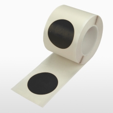 Podlahové vyznačovací body WT-5226, permanentní – polyester, černá, 75 mm × 25 m