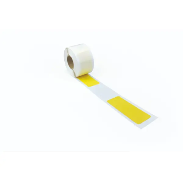 Podlahové vyznačovací pruhy WT-5124 – PVC, žlutá, 75 mm × 25 m