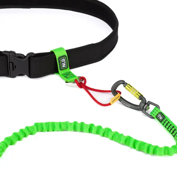 Poutko s pojistkou pro protržení NLG s nosností 1 kg – nylon, červená, 160×4 mm