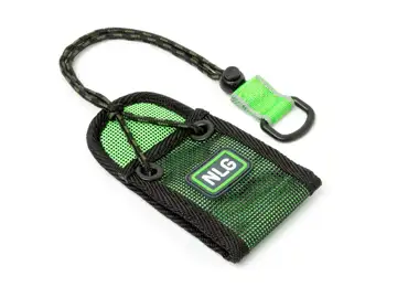 Pouzdro NLG na vysílačku s nosností 1 kg – nylon, zeleno-černá, 140×80×50 mm