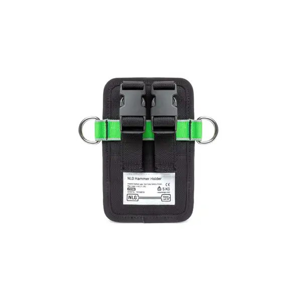 Pouzdrový držák kladiva NLG s nosností 5 kg – nylon, černá