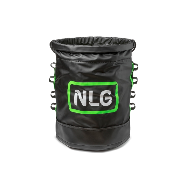 Pracovní vak NLG s nosností 125 kg – PVC, zeleno-černá, 400×320 mm