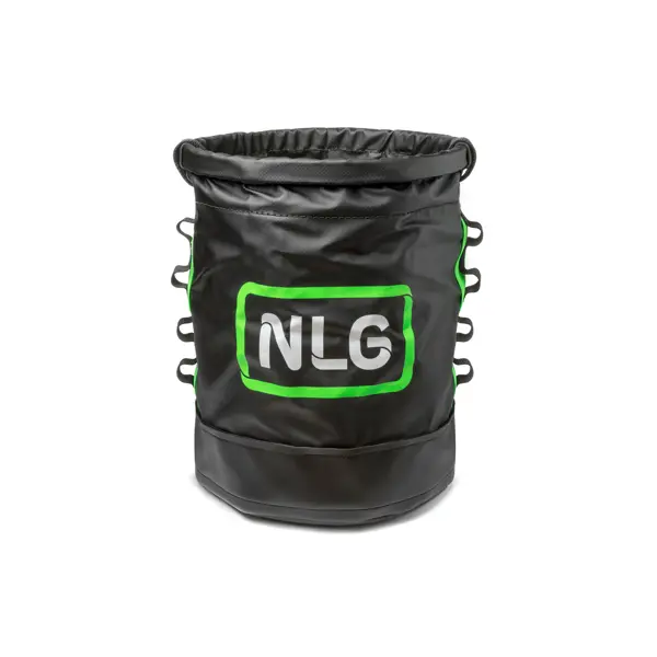 Pracovní vak NLG s nosností 125 kg – PVC, zeleno-černá, 400×320 mm