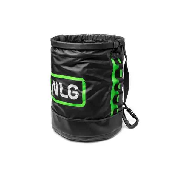 Pracovní vak NLG s nosností 125 kg – PVC, zeleno-černá, 400×320 mm