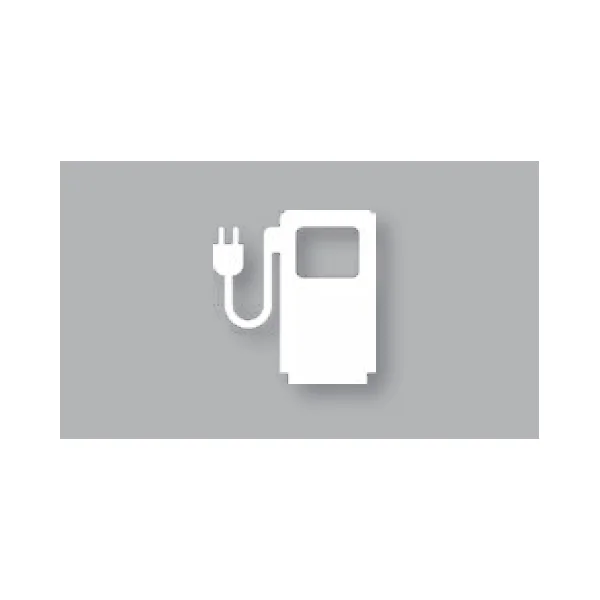 Předformované dopr. značení pro elektromobily ''Nabíjecí stanice'' – termoplast, bílá, 1500×1400mm