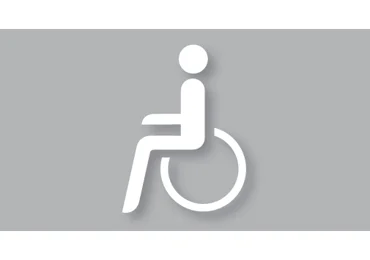 Předformované dopravní značení ''Invalidé'' – termoplast, bílá