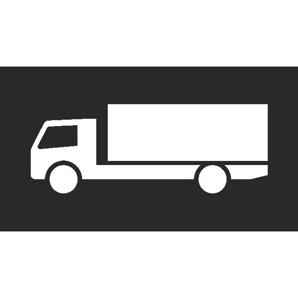 Předformované dopravní značení ''Nákladní auto''–termoplast, bílá, 750×2000 mm