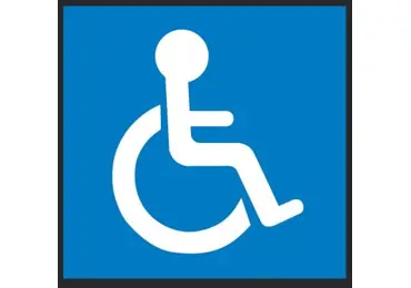 Předformované dopravní značení ''Stání pro invalidy'' – termoplast
