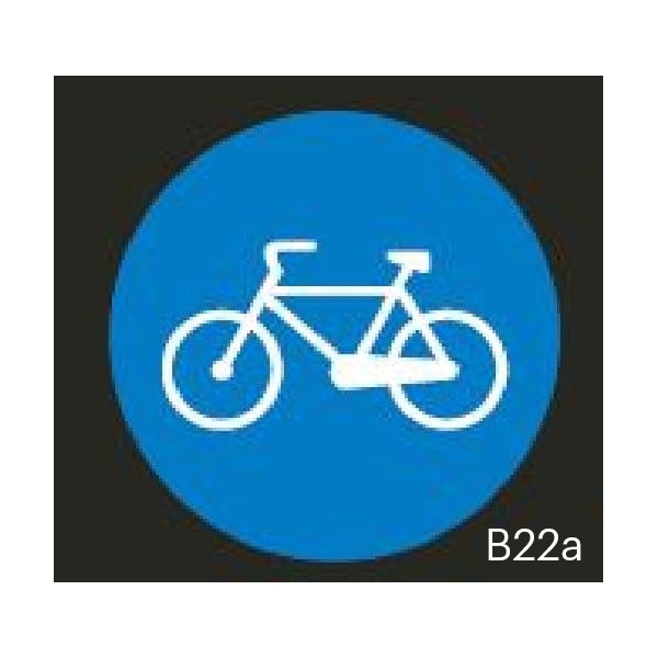 Předformované dopravní značení ''Stezka pro cyklisty'' – termoplast, pr. 600 mm, balení 2 ks