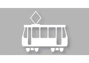 Předformované dopravní značení ''Tramvaj'' – termoplast, bílá, 800×900mm, bal 5 ks