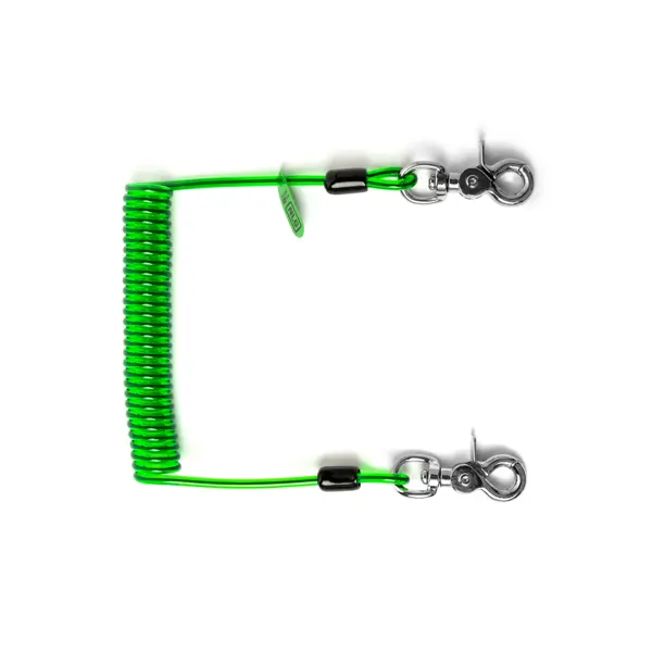Prodloužený lankový NLG Lanyard s nosností 3 kg – kov, zelená