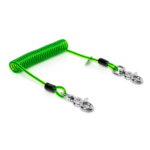 Prodloužený lankový NLG Lanyard s nosností 3 kg – kov, zelená