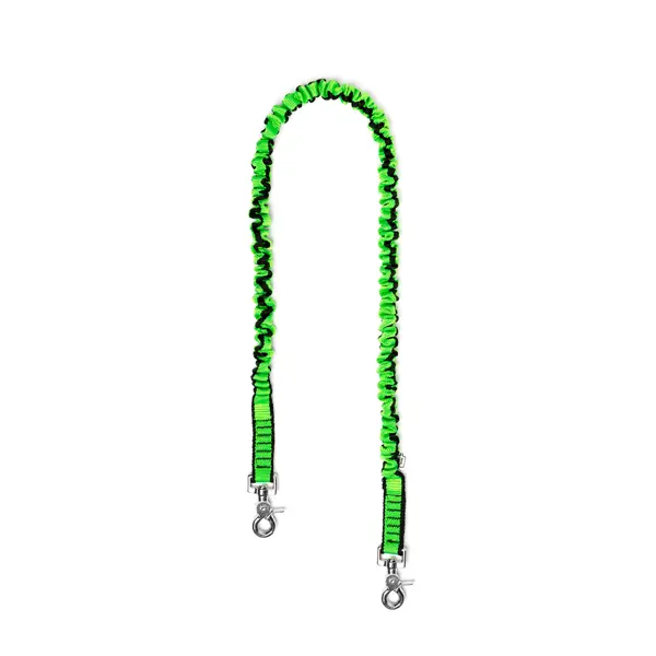 Prodloužený pružný NLG Lanyard na nářadí – nylon, zeleno-černá