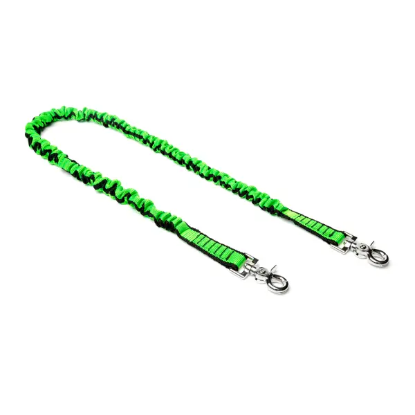 Prodloužený pružný NLG Lanyard na nářadí – nylon, zeleno-černá
