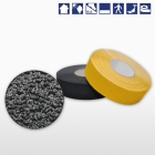 Protiskluzová páska extra hrubá WT-5412 – minerální granulát v syntetické pryskyřici, žlutá, 50 mm × 18 m