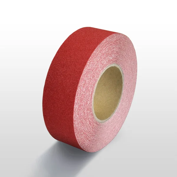 Protiskluzová páska standard WT-5411 – minerální granulát v syntetické pryskyřici, červená, 25 mm × 6 m