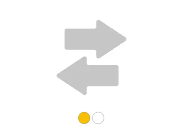 Protiskluzové podlahové piktogramy WT-5811, šipka – PU, 145×90 mm, balení 10ks