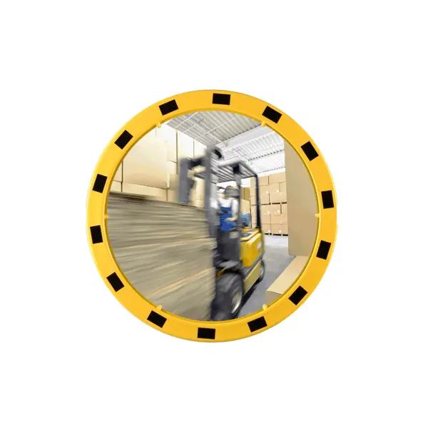 Průmyslové zrcadlo Economic – akrylát, pr. 80 cm