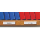 PVC krycí lišty pro samolepicí a magnetické držáky – 15×80 mm, balení 100 ks