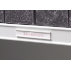 PVC krycí lišty pro samolepicí a magnetické držáky – 15×80 mm, balení 100 ks