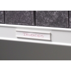 PVC krycí lišty pro samolepicí a magnetické držáky – 20×80 mm, balení 100 ks