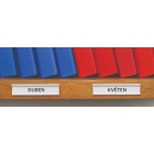 PVC krycí lišty pro samolepicí a magnetické držáky – 25×80 mm, balení 100 ks