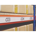 PVC krycí lišty pro samolepicí a magnetické držáky – 25×80 mm, balení 100 ks