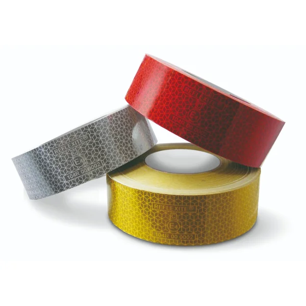 Reflexní značení nákladních vozidel a přívěsů WT-5218 – PP, červená, 50 mm × 12,5 m