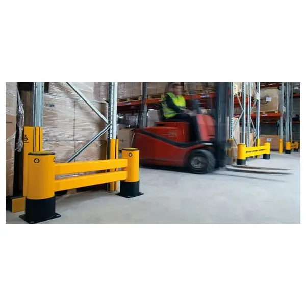 Regálová koncová zábrana A-SAFE, eFlex Double RackEnd Barrier – 0,8 m