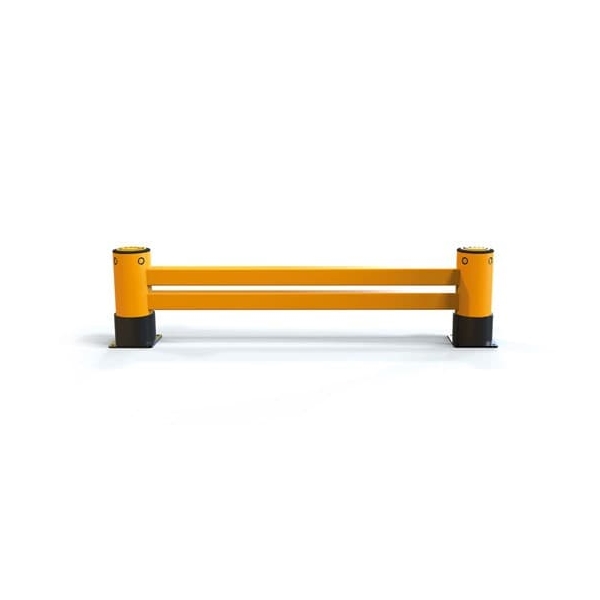Regálová koncová zábrana A-SAFE, eFlex Double RackEnd Barrier s dvojitým opláštěním – 0,6 m